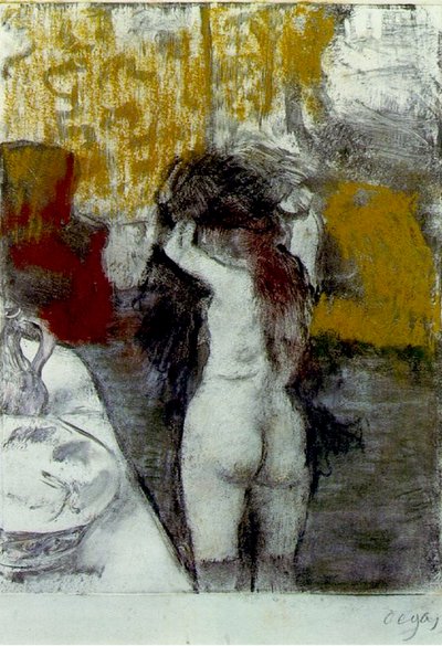 Bader bij het water, ca. 1903 door Edgar Degas